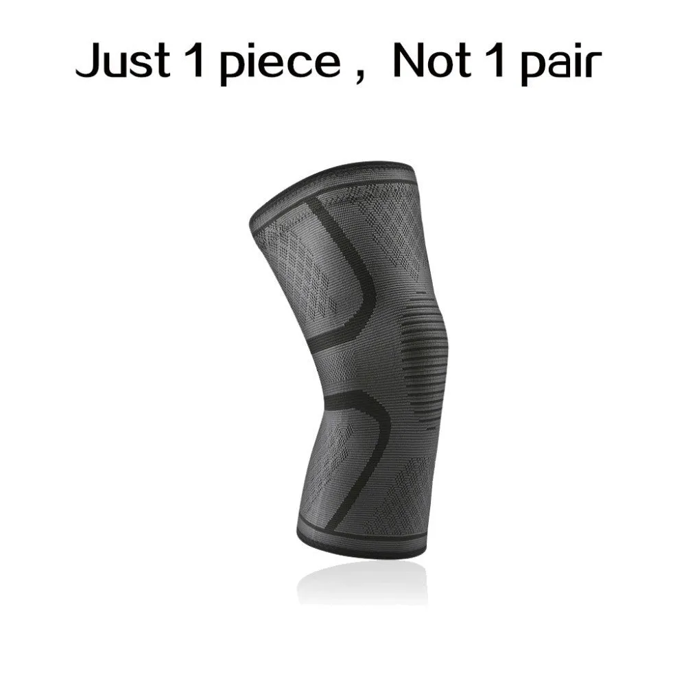 1 PC Elastic Knee Pads Nylon Sports Fitness Kneepad Fitness Gear Patella Brace Running Basketball Volleyball Support