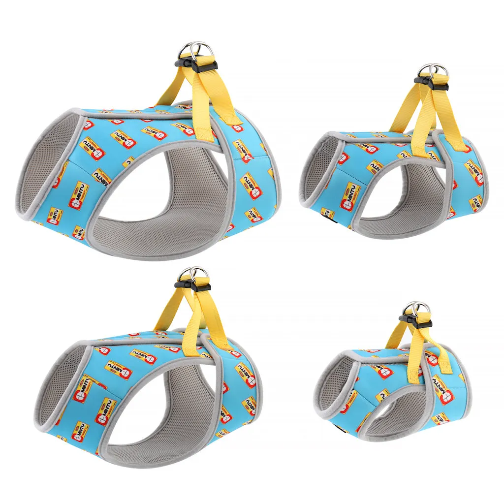 3 in 1 Cooling & Anti-Relief Dog Harness | Minty Print