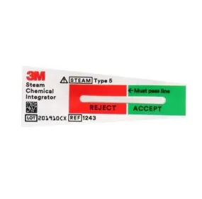 3M Comply SteriGage Chemical Integrator, Steam