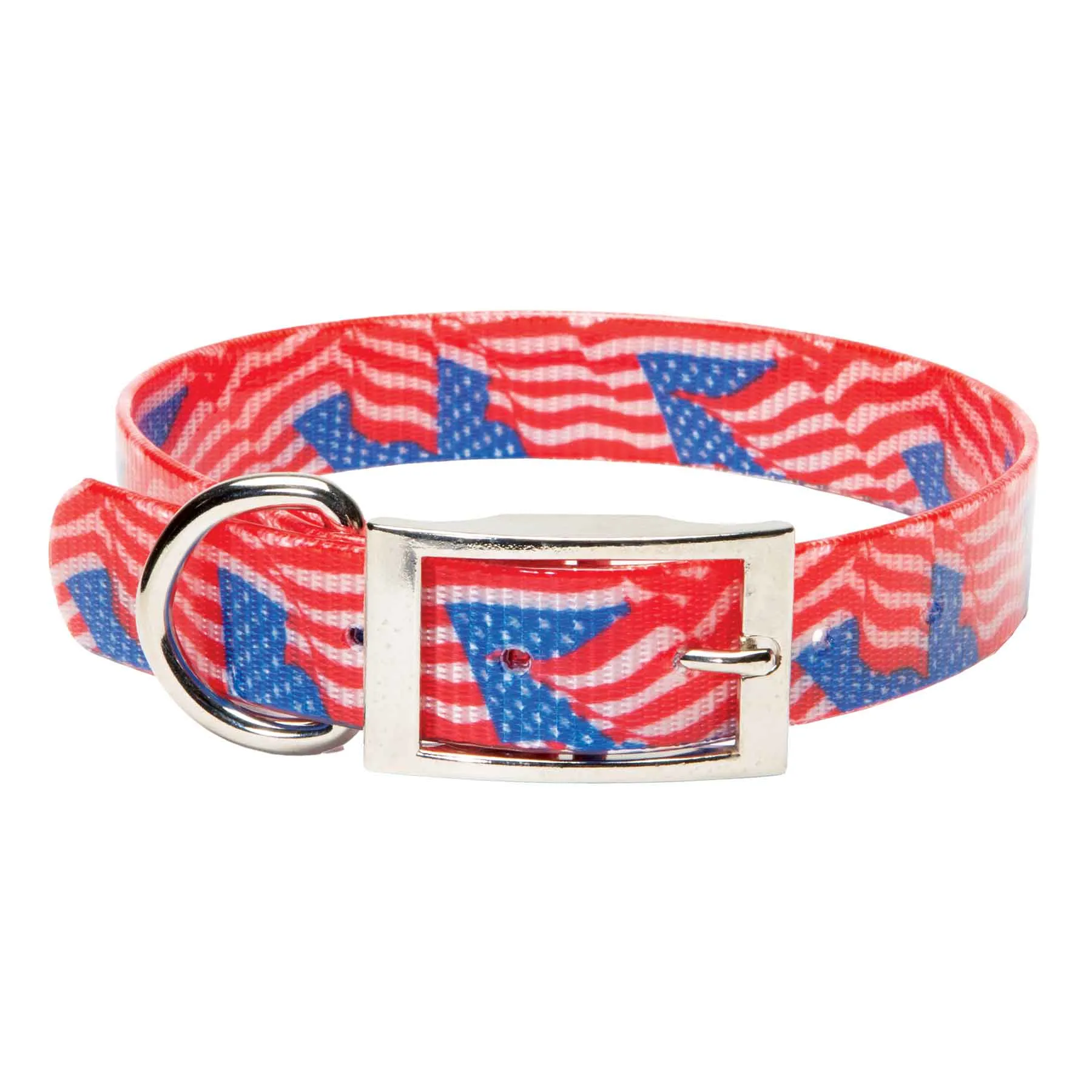 American Flag 1” D-Ring Collar