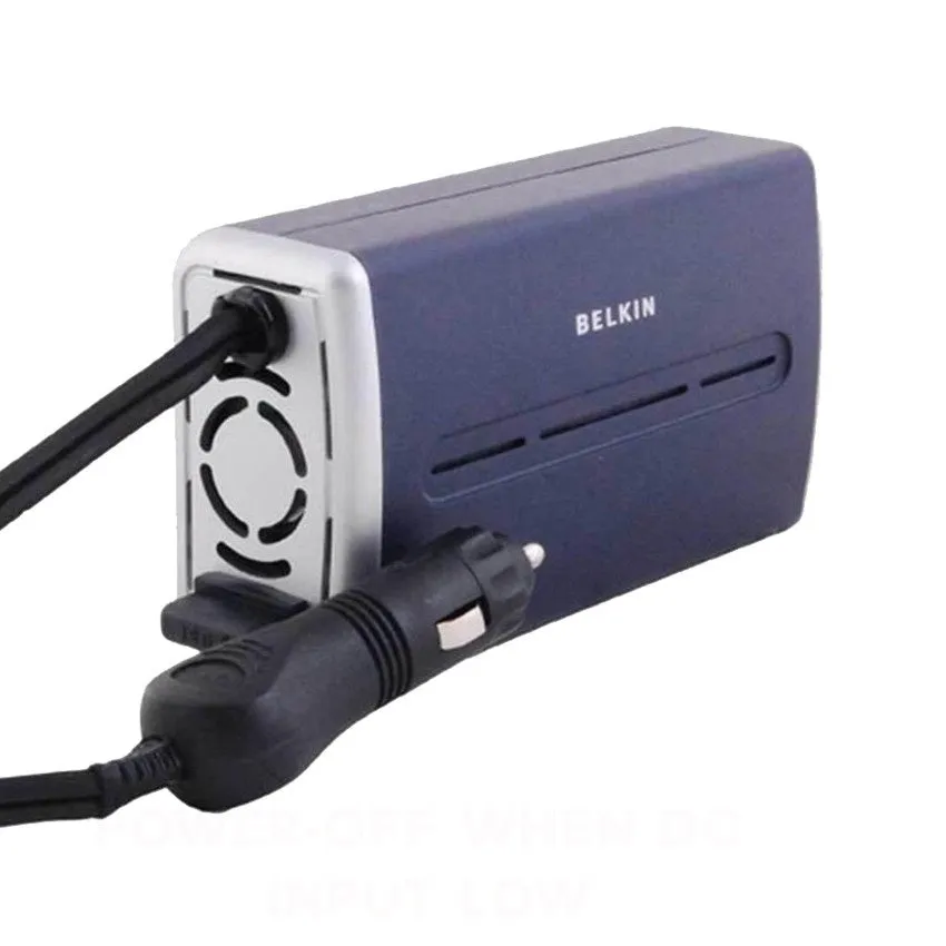 Belkin AC Anywhere Power Inverter with USB Charging - Black (200W) F5L071ak200W