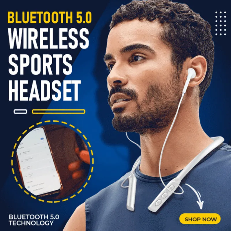 Bluetooth 5.0 wireless sports headset