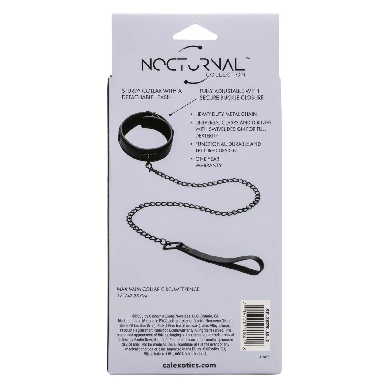 CalExotics Nocturnal Collection Collar & Leash