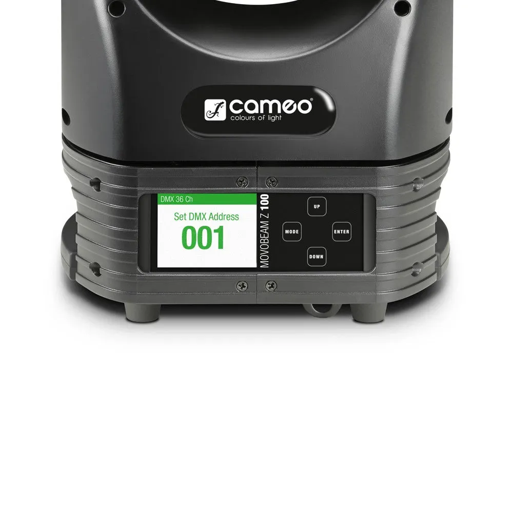 Cameo Lights MOVO BEAM Z100 Continuous Rotation 60W RGBW LED Zoom Beam Moving Head