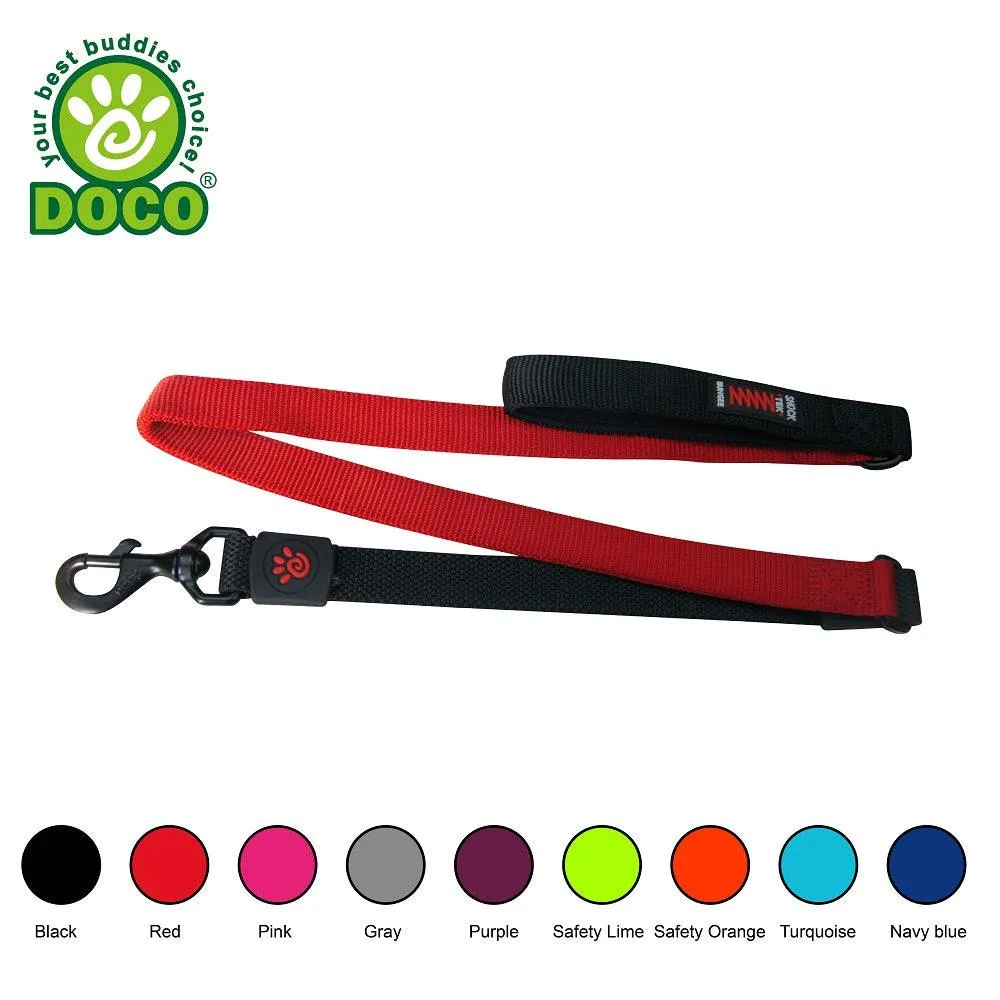 DOCO® 4ft Shock Absorbing BUNGEE Nylon Dog Leash