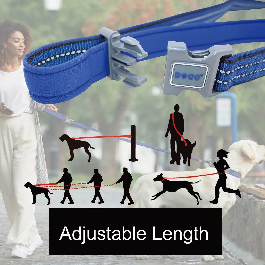 DOCO® VARIO Easy Snap™ BUNGEE Nylon Dog Leash - 6ft