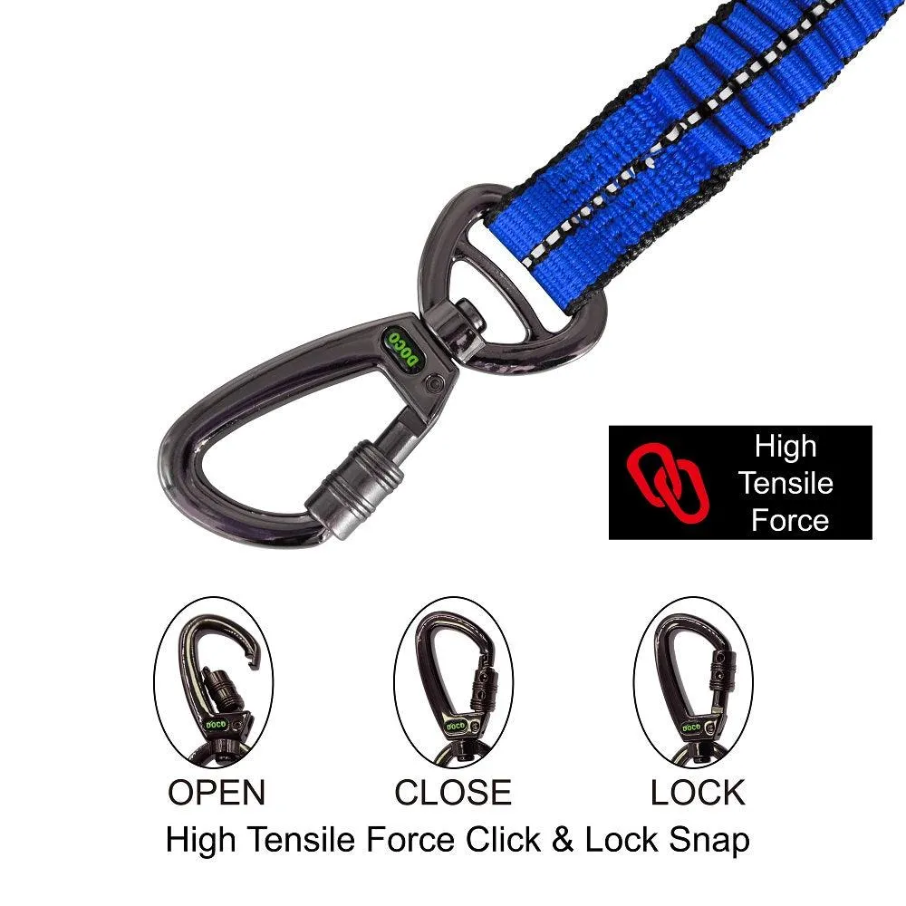 DOCO® VARIO Easy Snap™ BUNGEE Nylon Dog Leash - 6ft