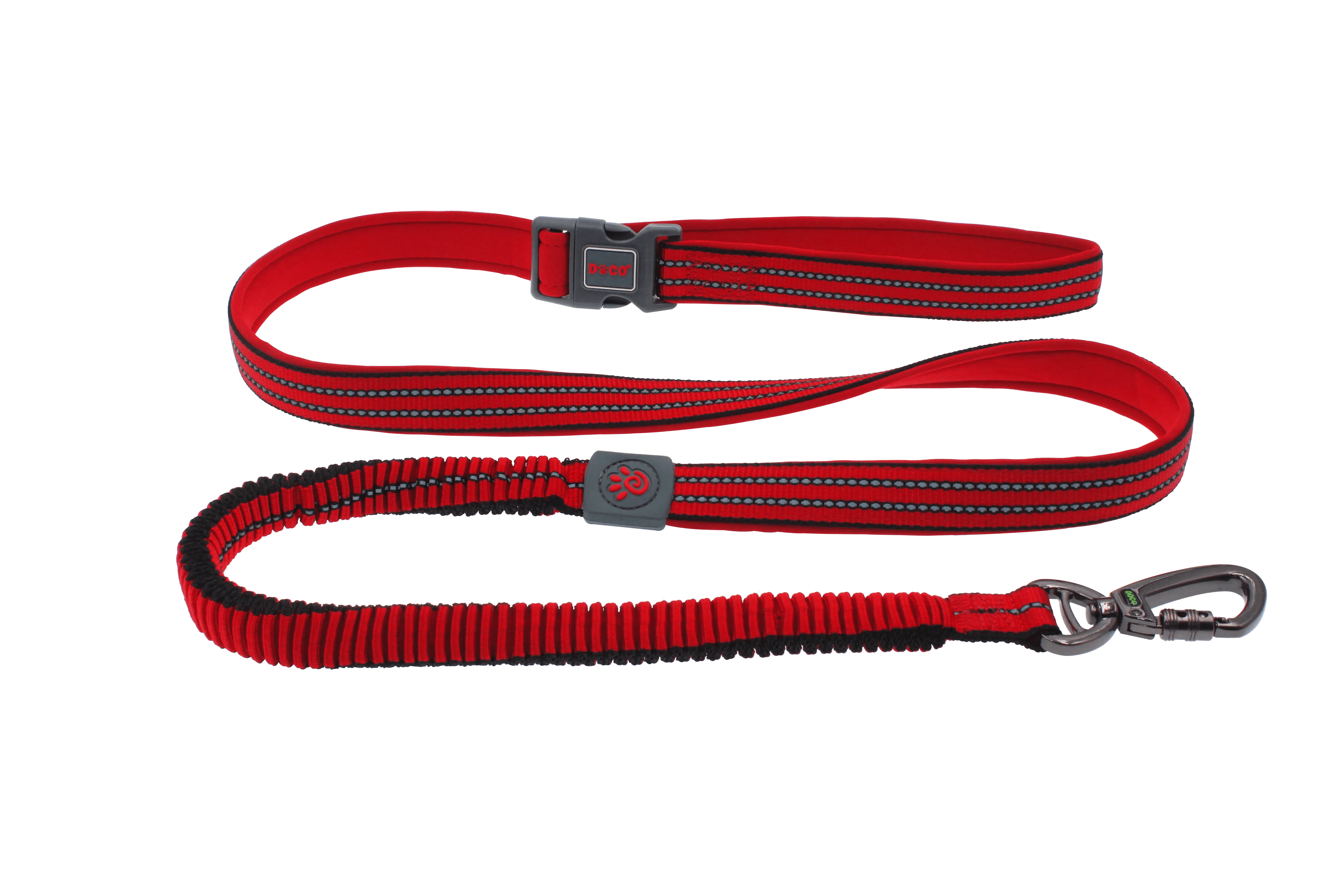 DOCO® VARIO Easy Snap™ BUNGEE Nylon Dog Leash - 6ft