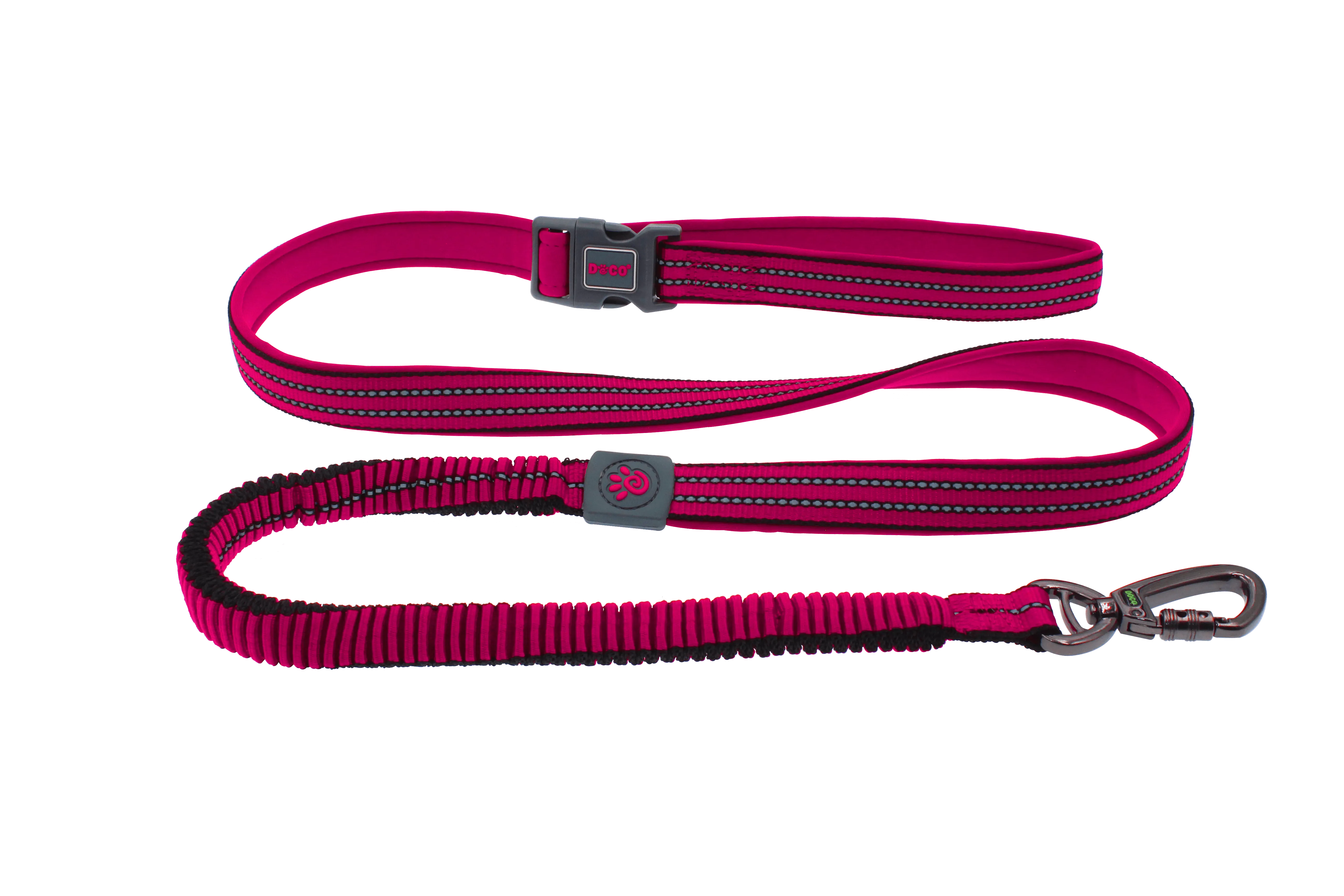 DOCO® VARIO Easy Snap™ BUNGEE Nylon Dog Leash - 6ft