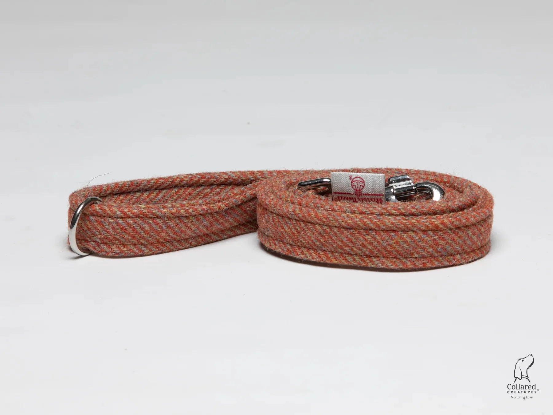 Harris Tweed Mandarin Luxury Dog Collar