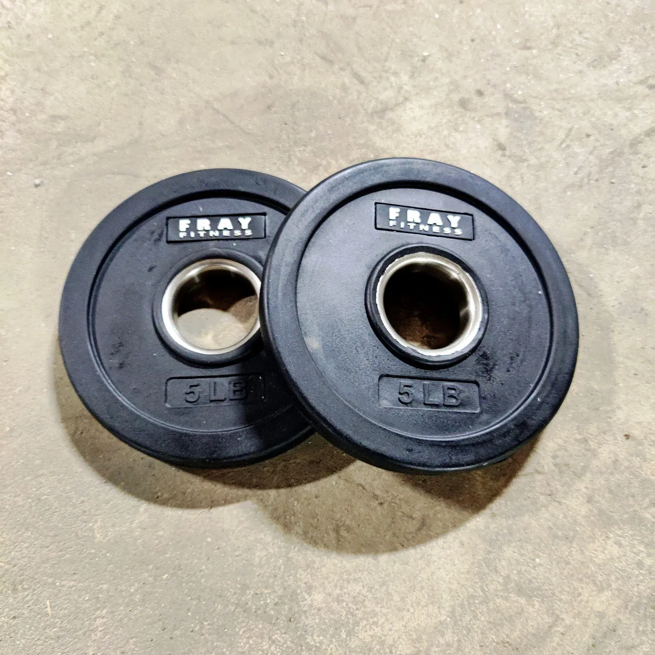 NEW Black Bumper Plate Change Plates 2.5lb and 5lb Pair Weights