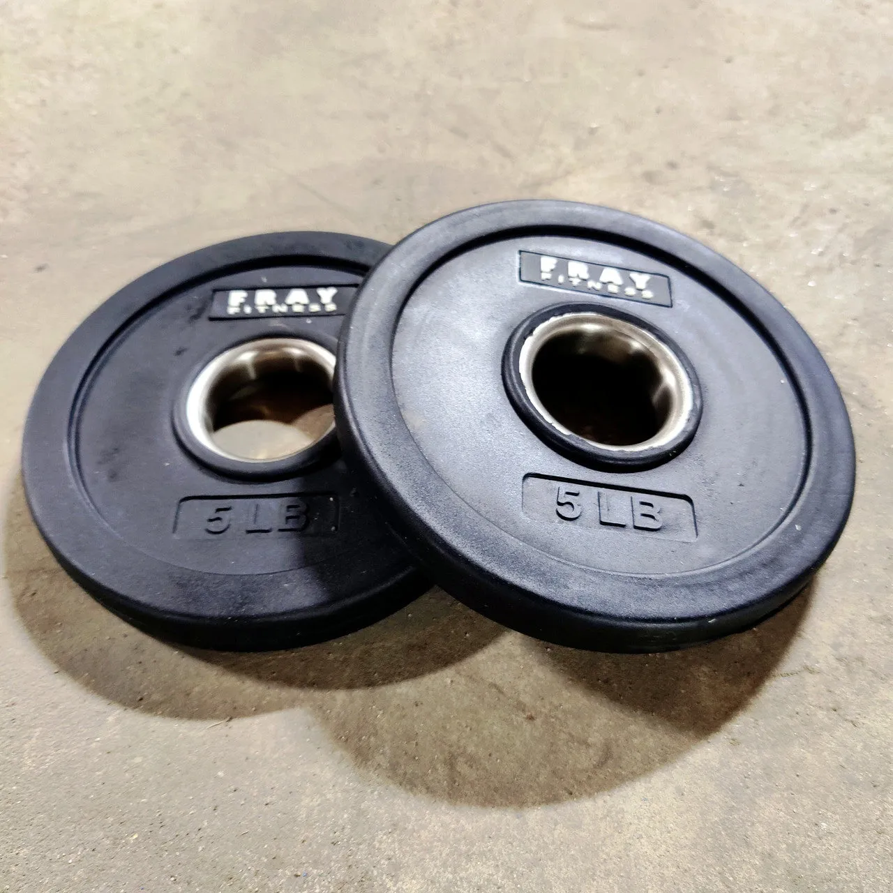 NEW Black Bumper Plate Change Plates 2.5lb and 5lb Pair Weights