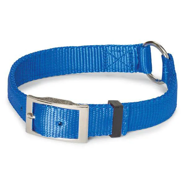 Nite Lite Double Ply Nylon 1" Ring-N-Center Dog Collar