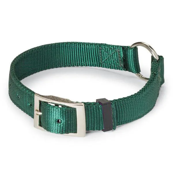 Nite Lite Double Ply Nylon 1" Ring-N-Center Dog Collar