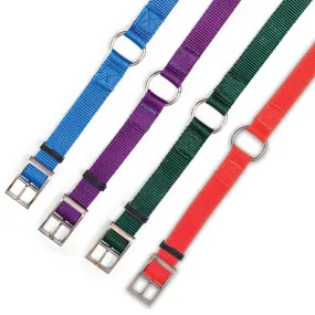 Nite Lite Double Ply Nylon 3/4 " Ring-N-Center Dog Collar