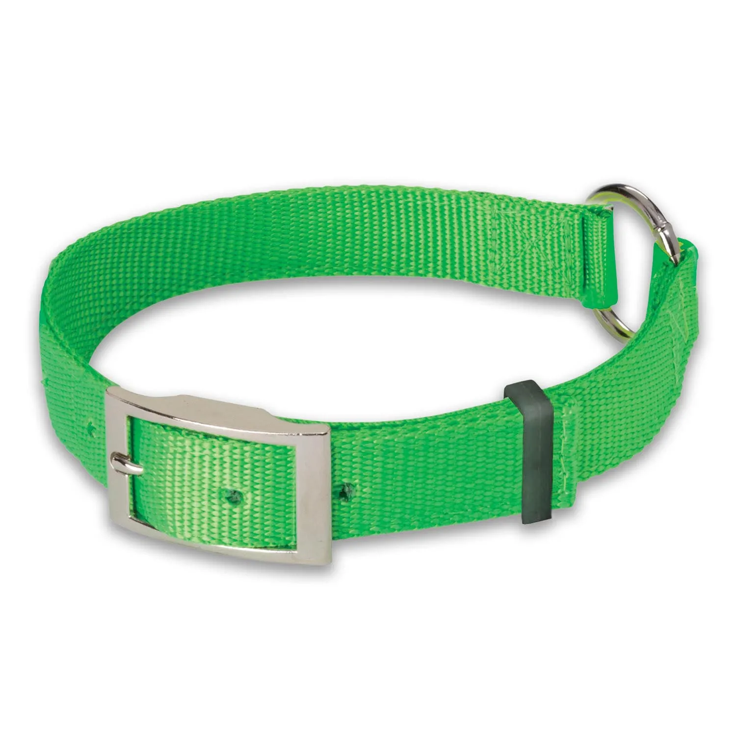 Nite Lite Hi-Viz 1" Nylon Ring-N-Center Collar