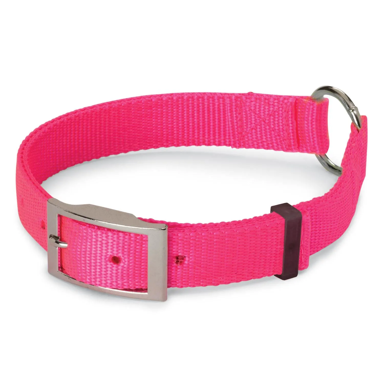 Nite Lite Hi-Viz 1" Nylon Ring-N-Center Collar