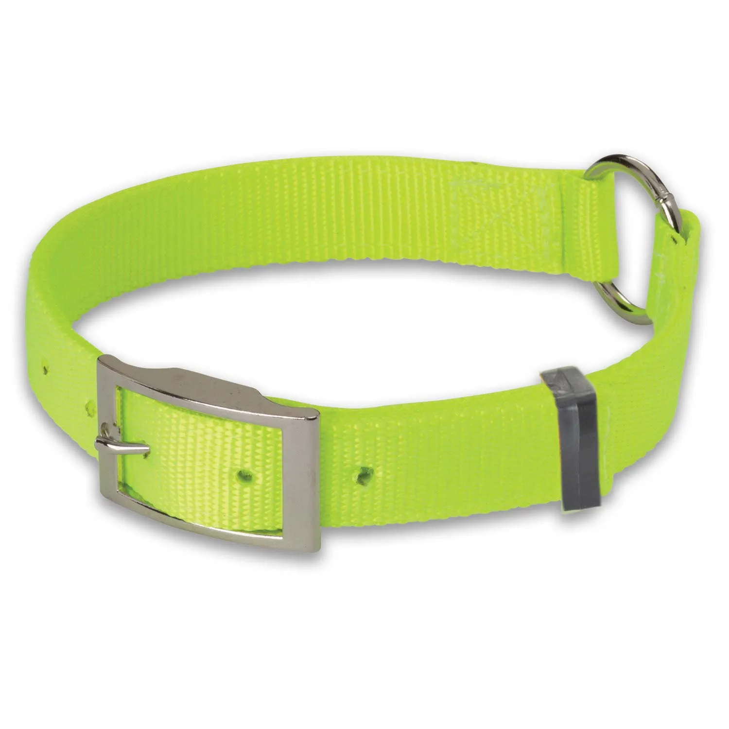 Nite Lite Hi-Viz 1" Nylon Ring-N-Center Collar