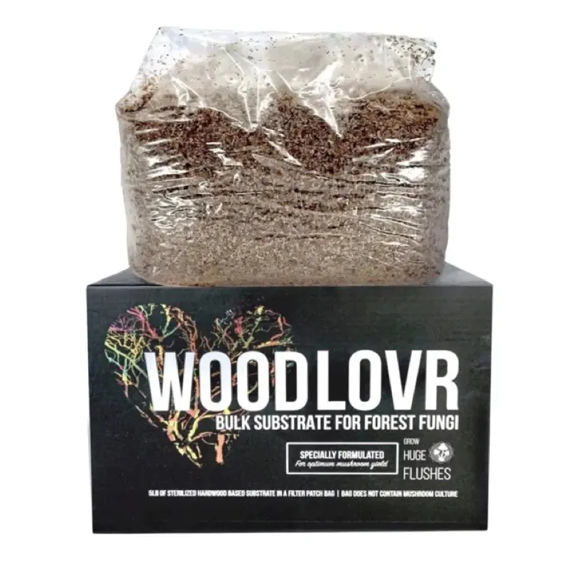 NORTH SPORE Wood Lovr Sterile Hardwood Mushroom Substrate, 5lb