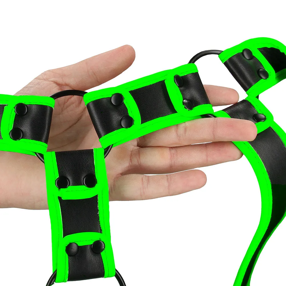 Ouch! Glow In The Dark Upper Body Harness /M