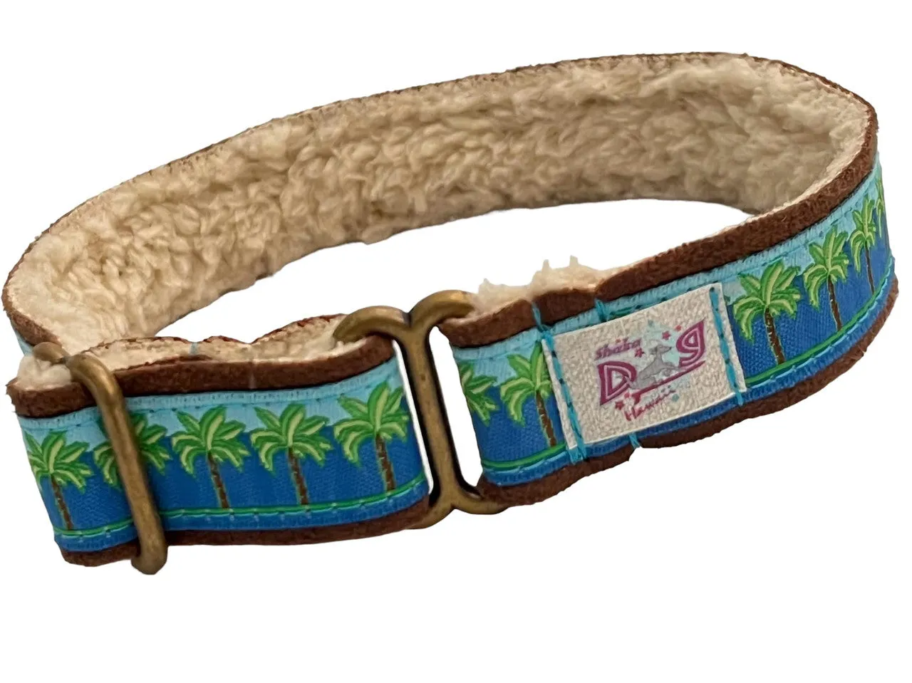 Palm Trees  3/4" Shaka Soft Tag Collar 9-12"