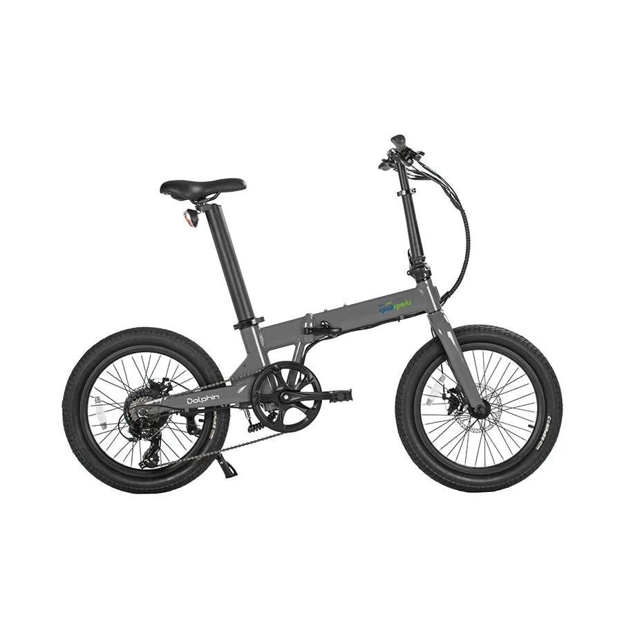 Qualisports Dolphin - Folding E Bike – Top Speed 20mph - 350W