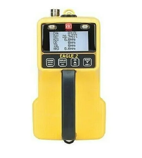 RKI 722-001-TT Eagle 2 Portable Monitor for LEL & PPM/O2 Tank Testing USA Made