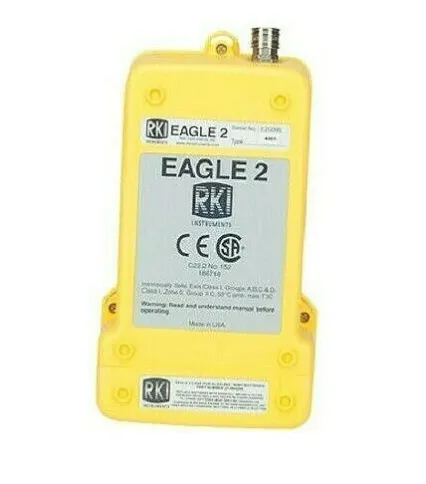 RKI Instruments 724-041 Eagle 2 4 Gas Monitor LEL&PPM(Catalytic)/O2/CO/CH4