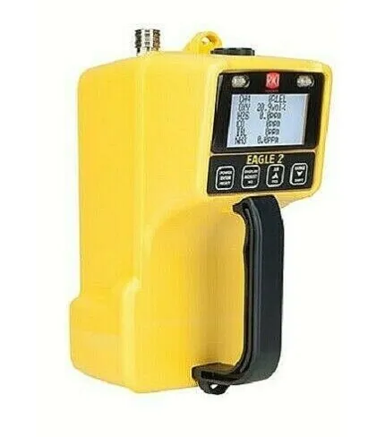 RKI Instruments 724-042 Eagle 2 4 Gas Monitor LEL&PPM / CH4 / 02/ H2S