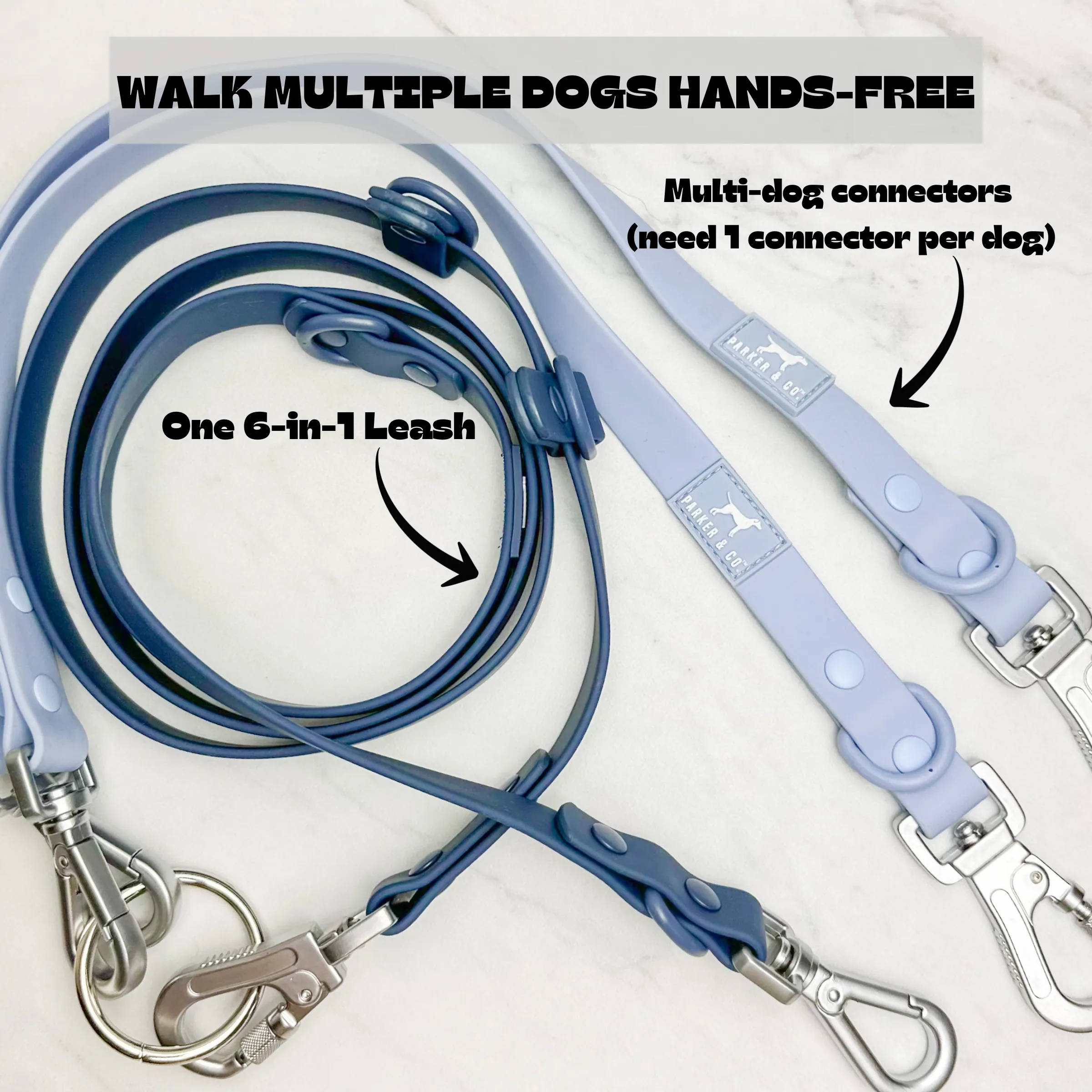 Solace 6-IN-1 Hands Free Waterproof Leash