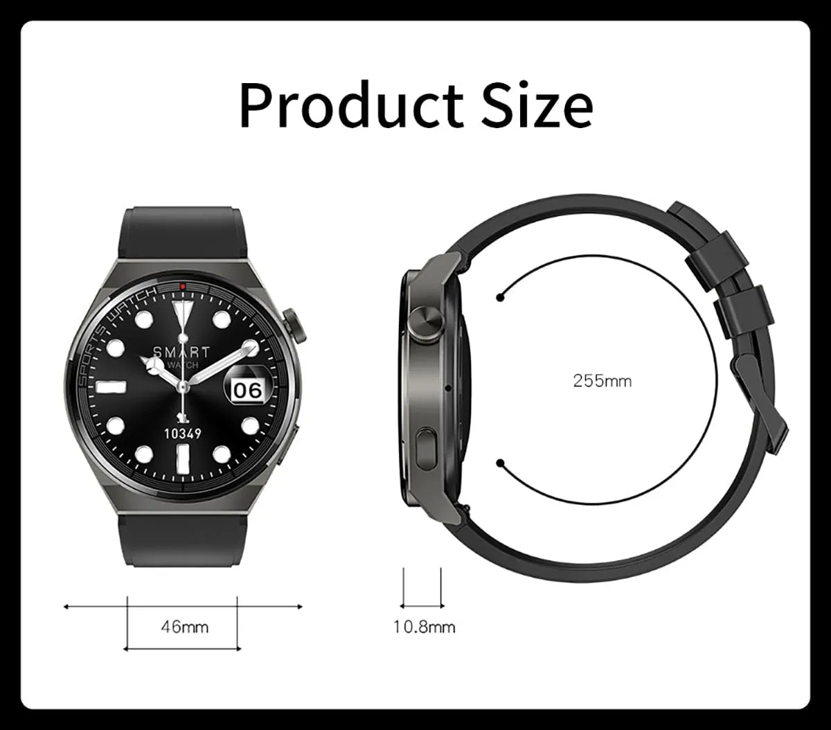 ST62 Dagnet Smartwatch 1.36-Inch Full Touch Screen HD