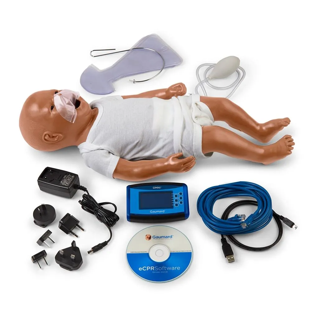 Susie® and Simon® Newborn CPR Simulator w- OMNI® Code Blue Pack, Medium