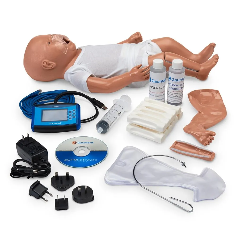 Susie® and Simon® Newborn CPR w- OMNI® Code Blue and I.O. Access, Light